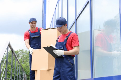 Packing and labelling items for commercial moves in Barnet