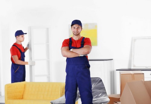 Furniture removals team handling bulky household items in Barnet