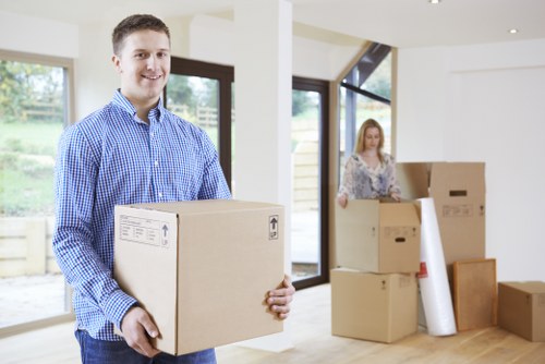 Careful handling of furniture during a student move in Barnet