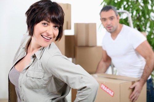 Urgent house move preparation in Barnet with boxes and furniture