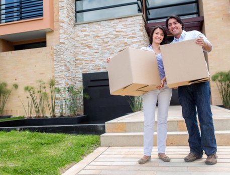 Loading furniture into a removal van for a Barnet relocation