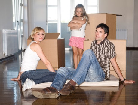 Removal van service paperwork and route planning